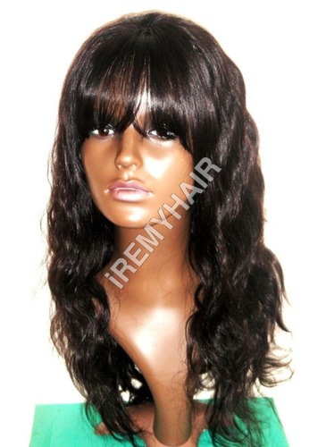 Natural Black Wavy Wigs