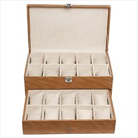 Hard Craft Brown Watch Boxes for 20 watches