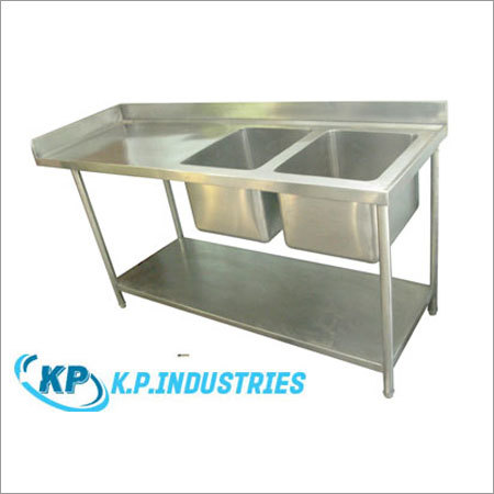 Two Sink Unit Work Table