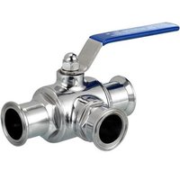 Stainless Steel End 3 Way Valve