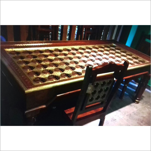 Brass Fitted Dining Table