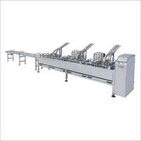 Cream Sandwiching Machine - Stainless Steel, 6400x1260 Mm | High-speed 1600 Sandwiches/min, Automatic Creaming, Unique Location Adjustment System