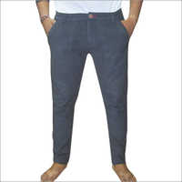 Chinos Jeans - Cotton Slim Fit Gray | Full Length, Button & Zip Closure, Front & Back Pockets, Regular Waist