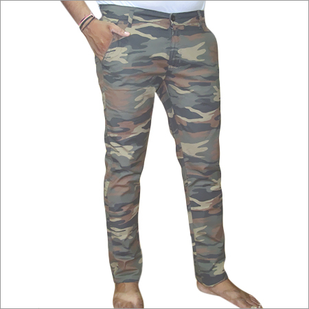 Army Print Colour Casual Trouser By HESSE INTERNATIONAL (GTB RETAIL)