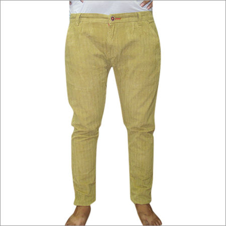 Buy Yellow Cotton Cargo Pants For Men Online In India