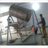 Tea Blender Machine - Stainless Steel, 500 Kilograms | Vertical Drum Design, Flared Hopper, Manual Control, Rugged & Long-lasting