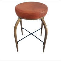 Counter Stool With Leather Seat