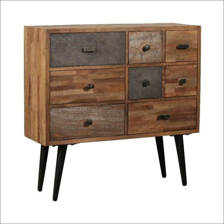 Wooden Side Board With Drawers