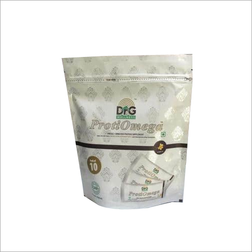 Mat Finish Stand up Pouch - Plastic Material, Easy Tear Opening with V Notch, Barrier Properties for Enhanced Protection