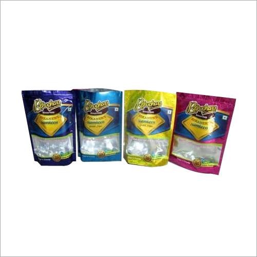 Snacks Packaging - Plastic Material, Pre-Made Pouches with Bottom Gusset, Press-to-Close Zipper & Easy Tear Notch, Attractive Printing Options