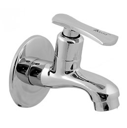 Bib Tap - Brass Metal, 14 x 10.4 x 11.2 CM | Rectangular Shape with Durable Design for Reliable Water Flow and Usage