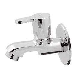 Brass Bib Taps - 12, 34, 38 Inch | Rectangular Shape, Durable Brass Material