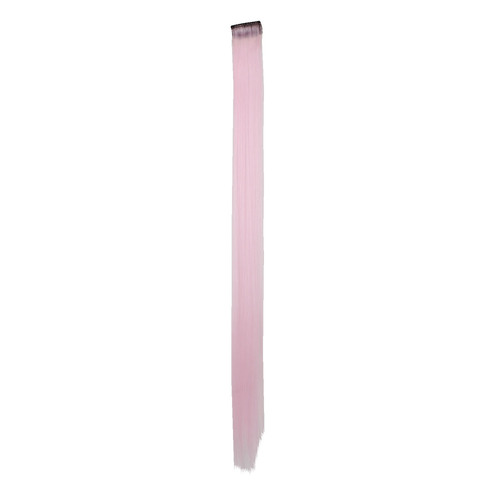 Artificial Hair Bubblegum Pink Clip-In Colored Extension
