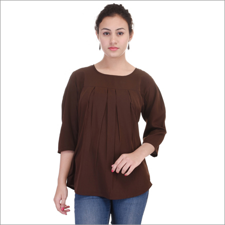 Brown Ladies Top