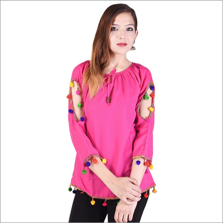 Ladies Pink Top