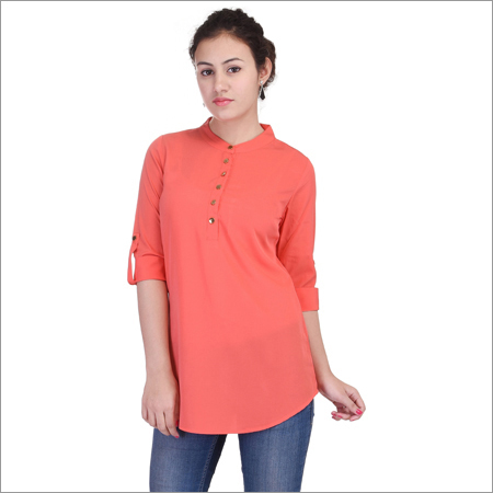 Orange Ladies Tops