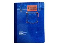 Jeans Embossed Composition Notebook