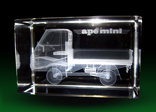 3D Laser Engraved Truck Model