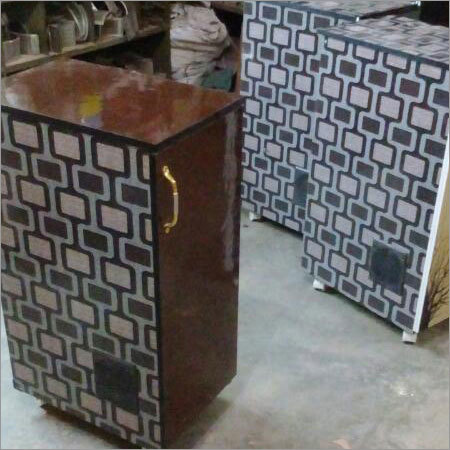 Wood Finished Atta Cabinet