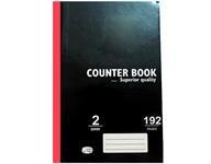 2 Quire Counter Notebook - 56 GSM A4 Size 192 Sheets | Soft Binding Eco-Friendly Material Center Thread Stitched Flush Cut