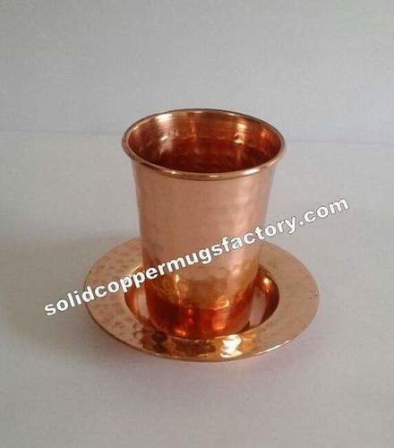 Copper Hammered Pint Glass