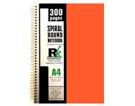 300 Pages A4 Spiral Notebook Soft