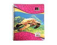 Five Subject Assorted Color Pages Notebook