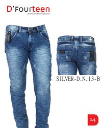 stylish shaded mens jeans