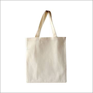 White Long Handle Cotton Bag