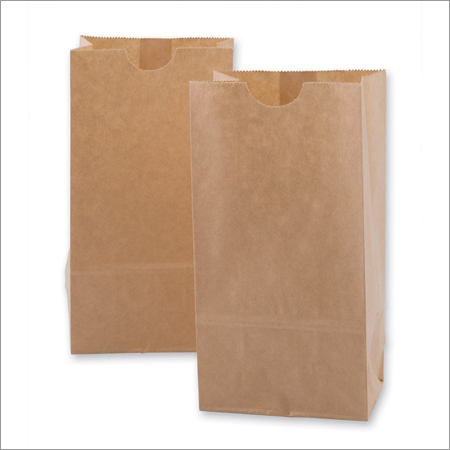 Brown Disposable Paper Bag