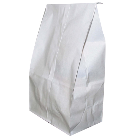 Biodegradable Disposable White Paper Bag