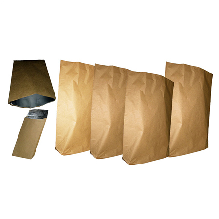Brown Hdpe Paper Laminated Bags