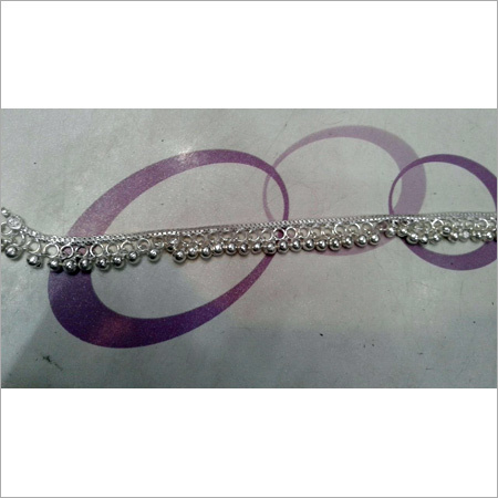 Shining Silver Anklet