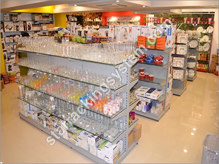 Glass Shelf Display Racks