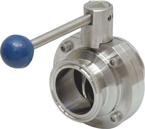 Stainless Steel TC Butterfly Valve
