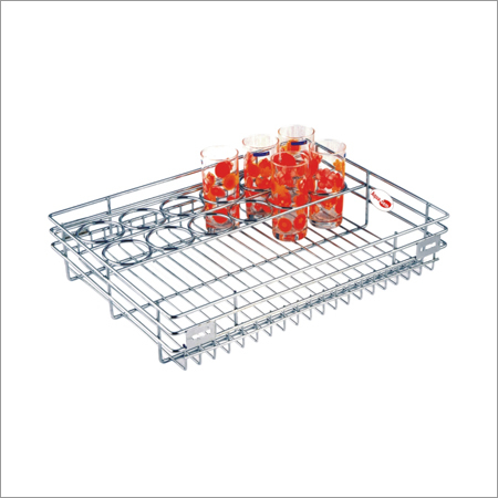 Kitchen Glass Partition Basket