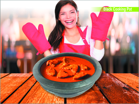 Clay Black Cooking Pot