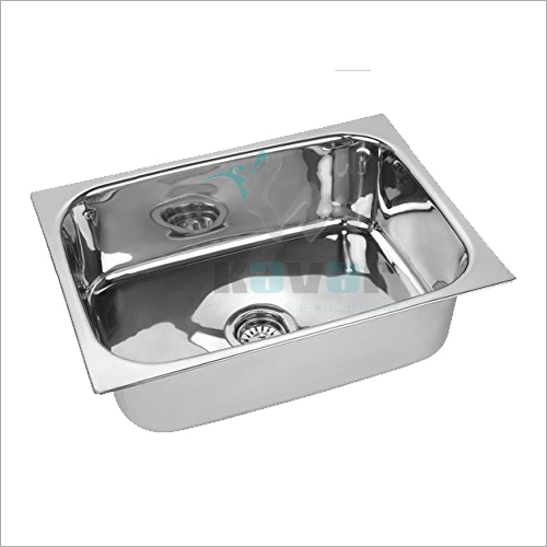 Ss Kitchen Sink Square 24X18X9- Deluxe