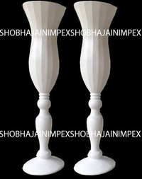 Exquisite Wedding Flower Pot - Color: White