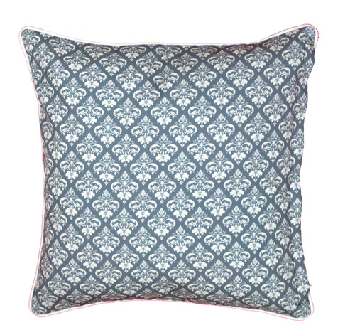 Digital Printed Modern Design Cushion Cover - 40x40 cm, Grey Cotton, Square Shape, Zippered Closure, Customizable Materials and Sizes