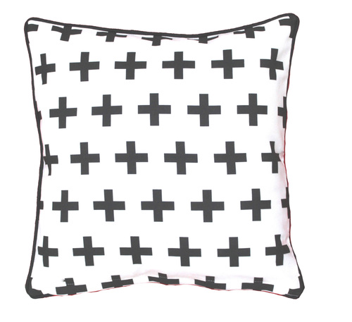 Digital Printed Cushion Cover - 40x40 Cm, White Cotton Blend With Geometric Pattern And Zipper Closure | Ideal For Home, Garden Furniture, Beach Chair, And Hotel Use