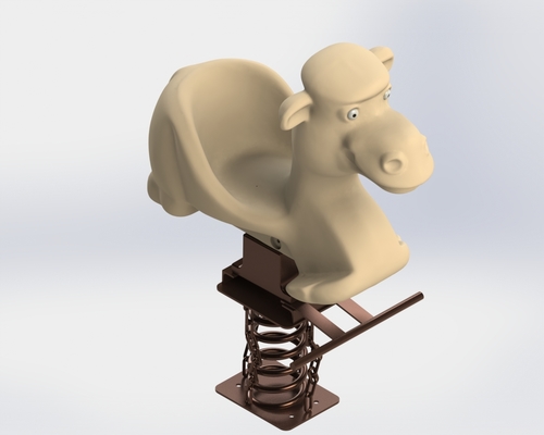 Roto Plastic Spring Rider Camel