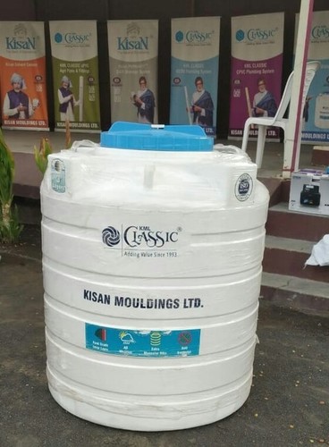 PVC Water Tank - 2, 3 & 4 Layer Rotomoulded, Virgin Polymer Material | Durable, Reliable, BIS Compliant, Potable Water Storage