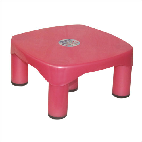 Red Plastic Stool