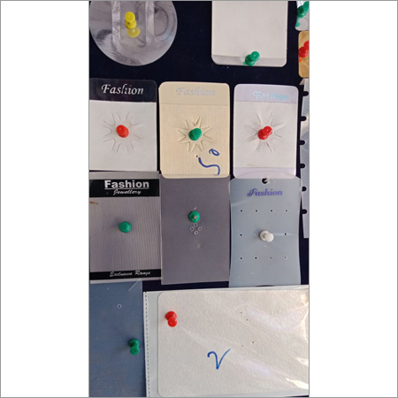 Plastic Earring Card