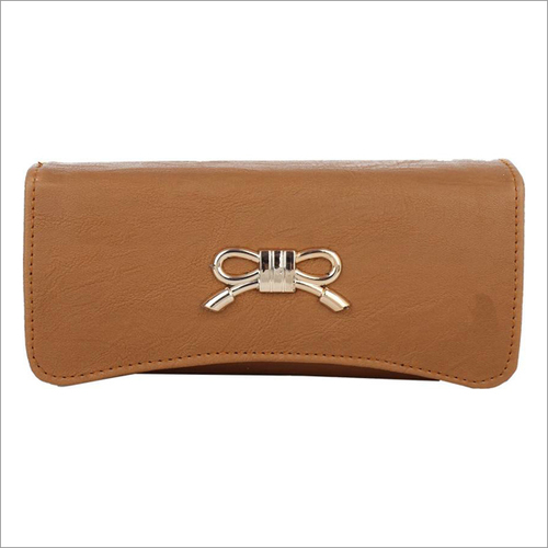 Ladies Clutch - PU Leather, 10x5x2 Inches, Brown | Snap Clasp, Multiple Compartments, Stylish Compact Design