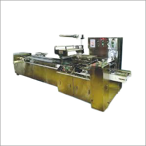 Automatic Rusk Packing Machine - Stainless Steel, 4000 mm x 900 mm x 1000 mm | 50 Packets Per Minute, PLC Control, Low Maintenance, Fully Automatic