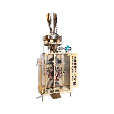 Fully Pneumatic Collar Type Cup Filler Packaging Machine - MS & SS 1500x1200x2800 mm Rustproof White Finish | 70 Pouch Per Minute PLC Control Electric Drive 1.5 kW Power 1-Year Warranty