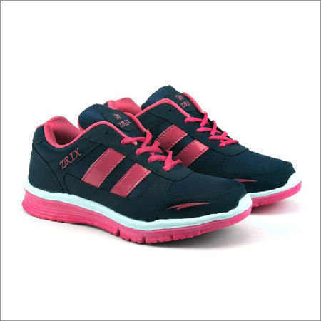 Pink And Black Women Sport Shoes