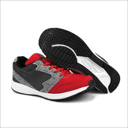 Red And Black Fylon Sole Shoes Sports Shoes 